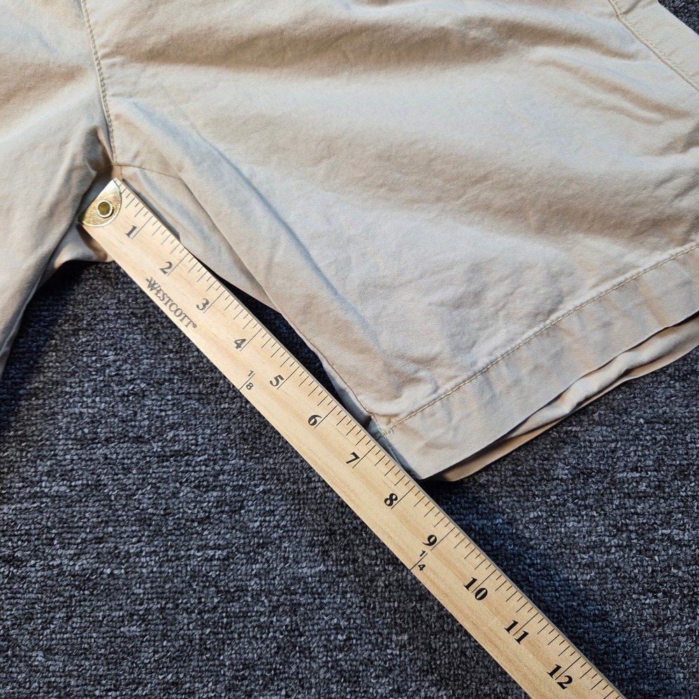 Old Navy Chino Shorts Women Size 6 Tan Khaki Cotton Stretch Casual Preppy Summer - Picture 4 of 9